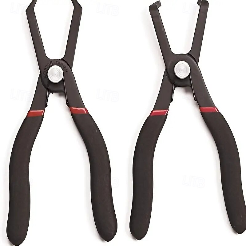Carbon Steel Universal Panel Clip Pliers Set, 30&80 Degree Angles Auto Repair Interior Round Nail Removal Pliers for Automotive Retainer & Anchor Removal3