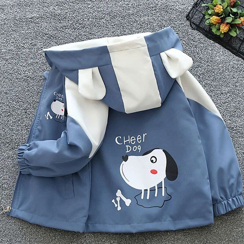 Kids Unisex Baseball Jackets Outerwear Color Block Long Sleeve Zipper Pocket Lightweight Comfort Soft Coat Outdoor Fashion Daily Yellow Light Blue Spring Fall 4 years+3