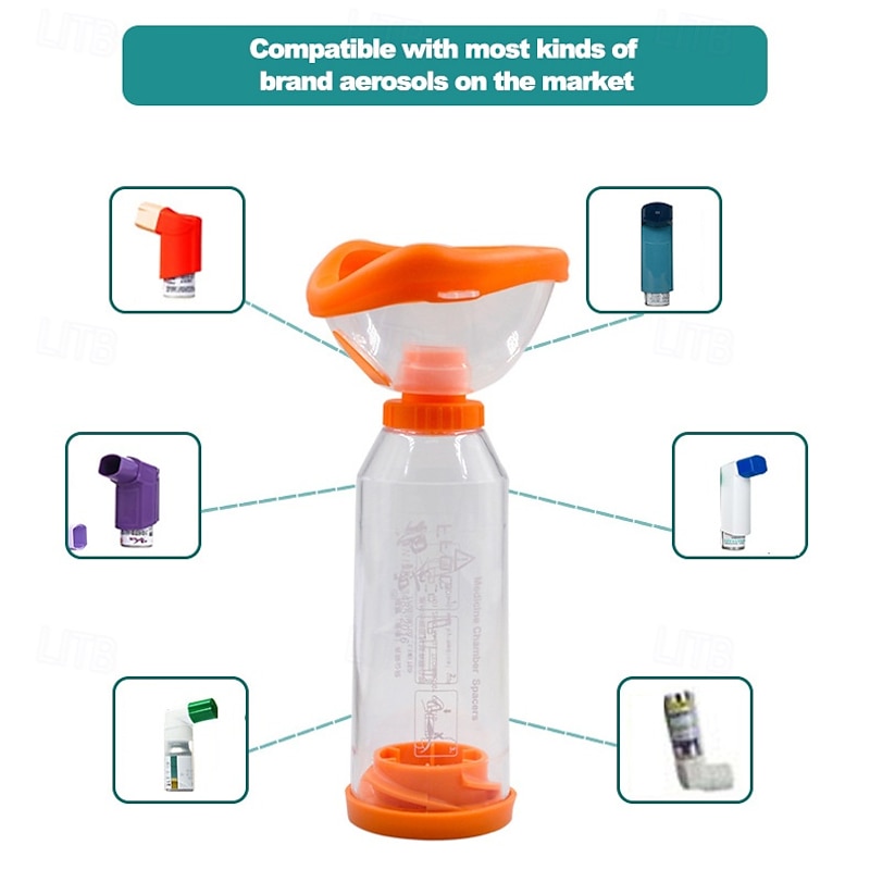Oral-Nasal Aerosol Drug Delivery Device International Universal Standard Interface Nebulizer Reservoir Bottle3