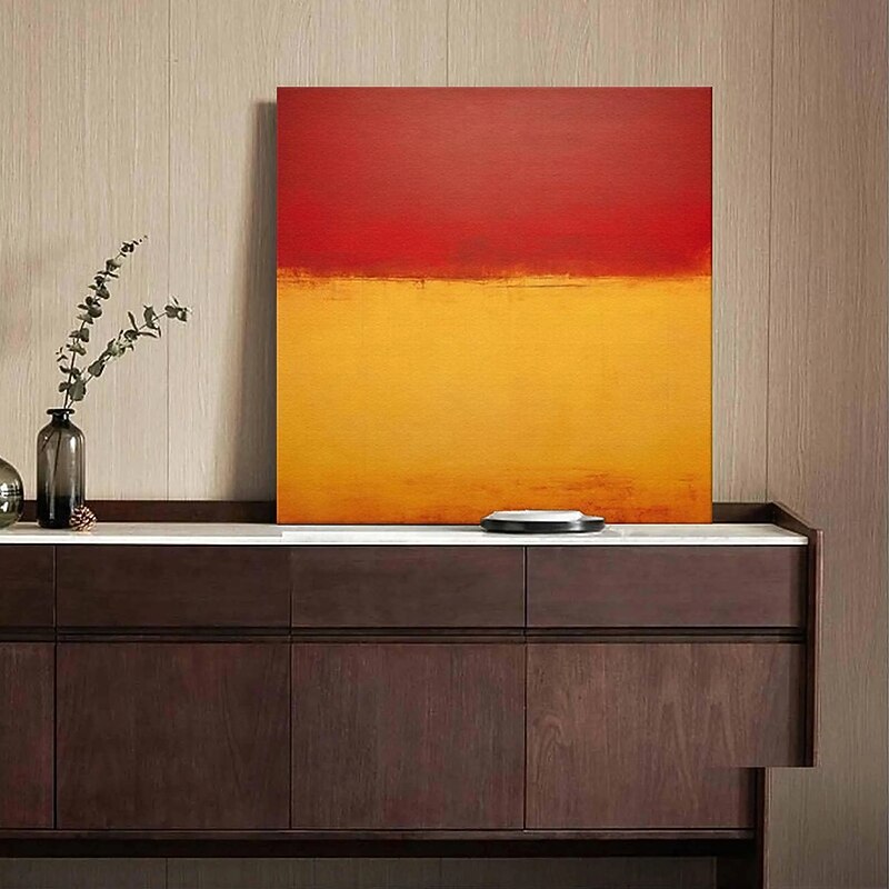 Famous Mark Rothko Colorful Abstract Artwork Hand-painted Canvas Painting Modern Wall Art For Gallery Living Room Home Decoration Stretched Frame Ready to Hang or Unframed4