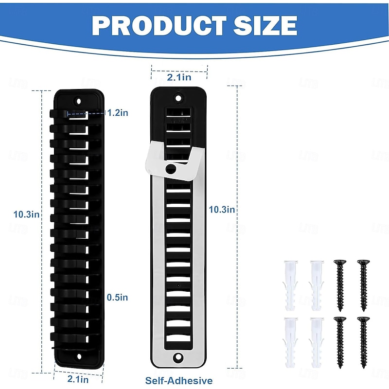 Hat Organizer for Baseball Caps, 1 Pack Hat Rack Adhesive Hat Hooks for Wall Hold Up to 16 Hats, 10.3 * 2.1 inch Hat Storage Display Hat Hanger Holder for Door Closet, Patent Pending2