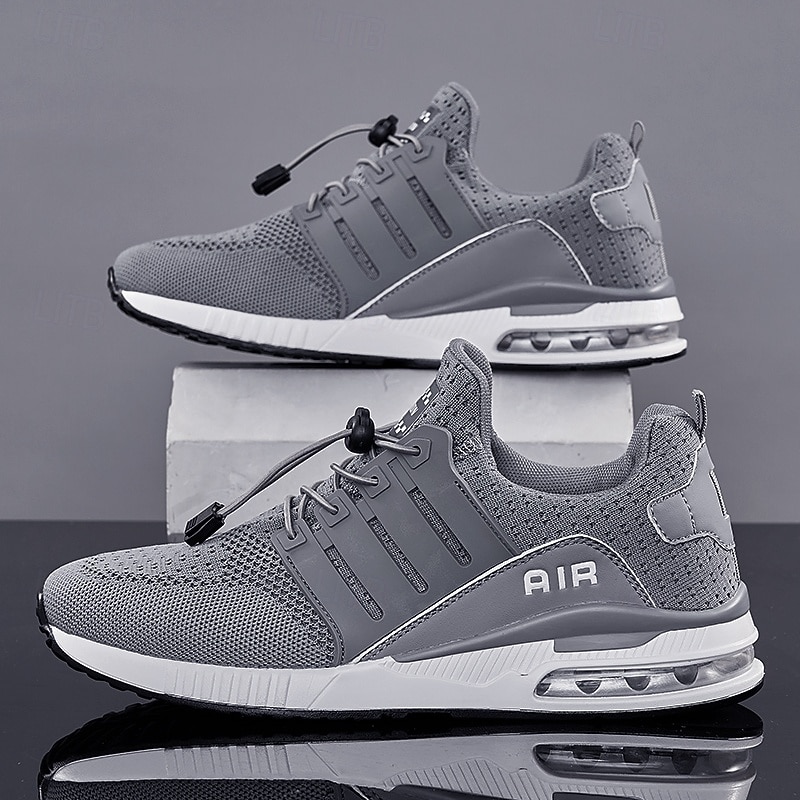 Men's Olive Green Athletic Sneakers with Breathable Mesh Upper and Comfort Cushioning, Ideal for Running, Fitness and Outdoor Activities3