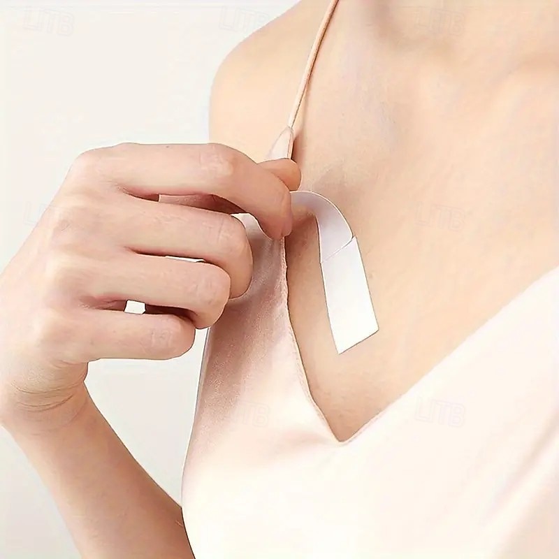 36 Pcs Invisible Clothing Tape – Anti-Slip Sweat-Proof Fashion Body Tape for Low-Cut Tops, Blouse Gap, Neckline Fix, Summer Dress & Shirt Secure Strips for Men and Women3
