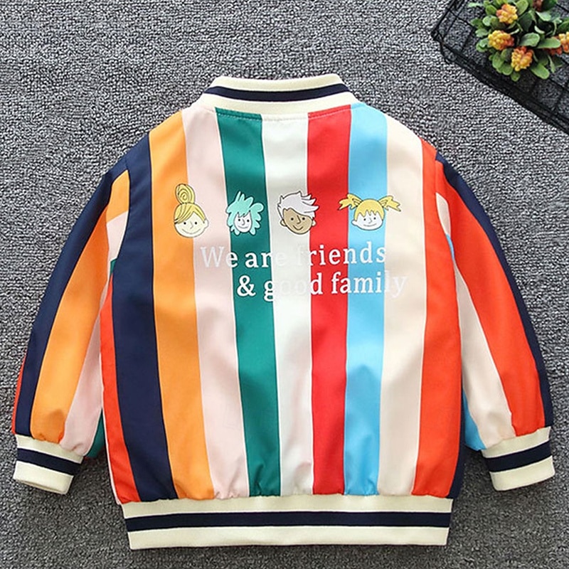 Kids Unisex Baseball Jackets Outerwear Color Block Long Sleeve Zipper Pocket Comfort Soft Coat Outdoor Fashion Daily Pink and Blue Spring Fall 4 years+3