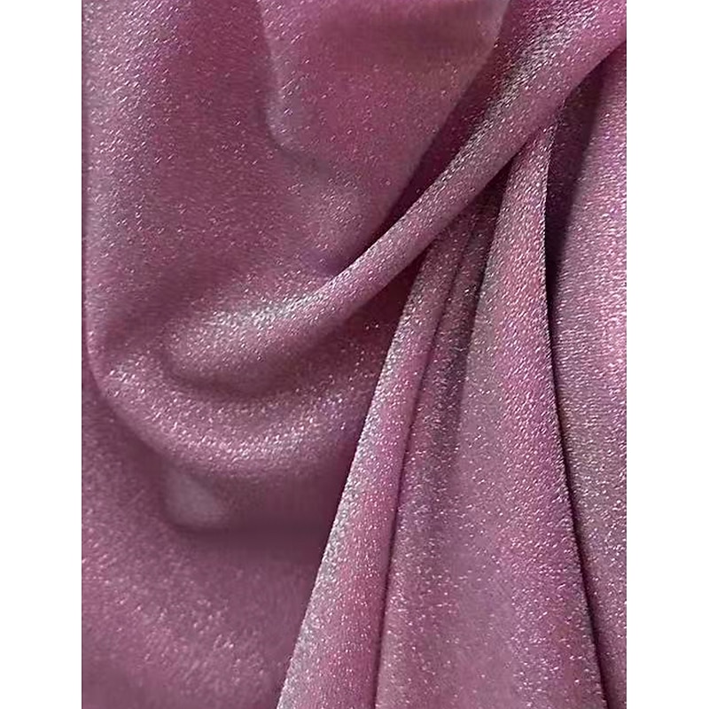 Sheath Cocktail Dresses Party Dress Party Wear Prom Ankle Length Half Sleeve Off Shoulder Fall Wedding Guest Jersey with Ruched Slit Dresses3