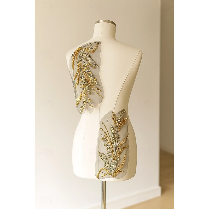 Black Tie Blazer Dress Tuxedo Dress Gold Sequin Applique Formal Wedding Guest Satin Stretch Crepe Elegant High Split Long Sleeve Satin Peak lapel 20253