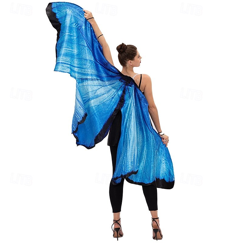 Butterfly Halloween Wings Fancy Costume Fairy Cosplay Adults' Women's Halloween Carnival Performance Party Easy Halloween Costumes Dress Up3