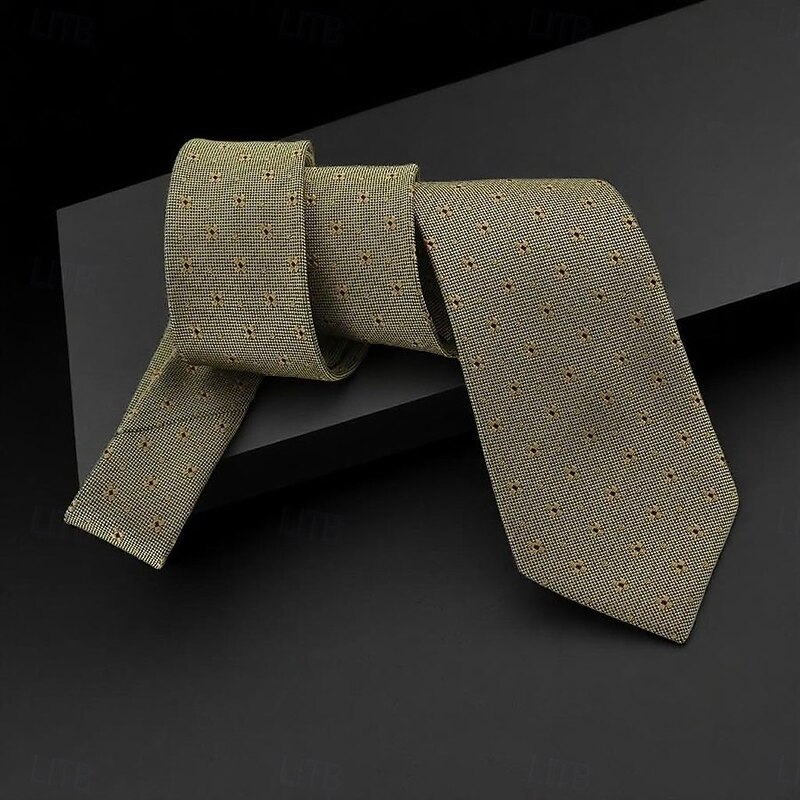 Men's Ties Classic Stripes and Plaid Plaid / Striped / Chevron / Round Formal Evening Date Party & Evening2