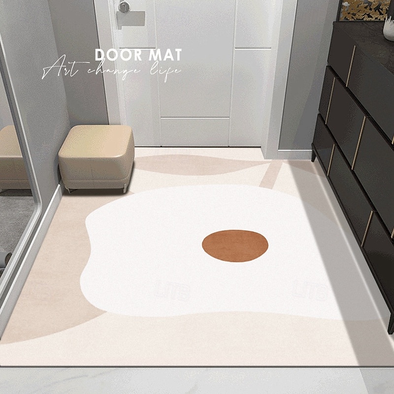 Door Mat For Entryway Waterproof Oil Resistant Stain Resistant Cuttable Non Slip Floor Rug Easy Clean Wipeable Indoor Outdoor Entrance Hallway Carpet Home Decor3