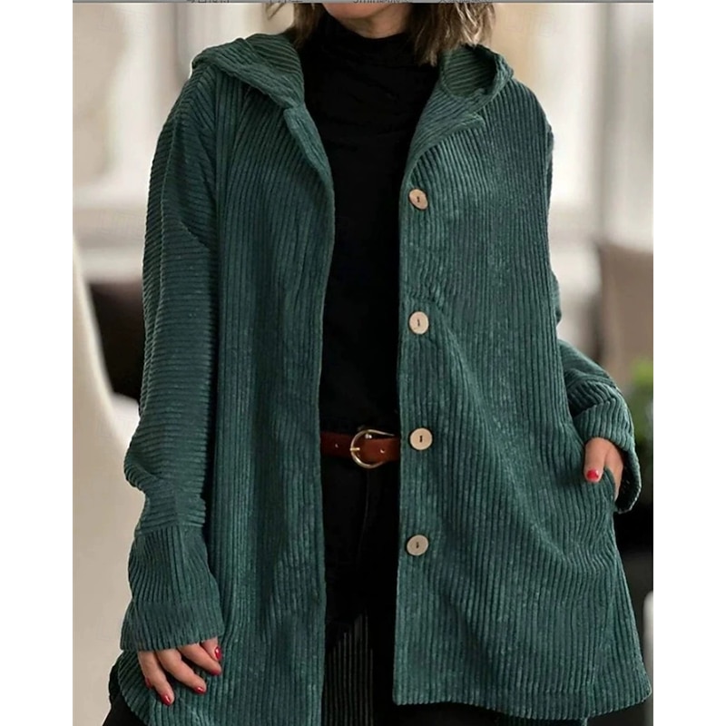 Women's Puffer Jacket Casual Jacket Comfortable Breathable Pocket Buttons Casual Plain Vacation Street Casual Daily Wear Single Breasted Short Long Hooded Regular Fit Long Sleeve Outerwear Black Red2