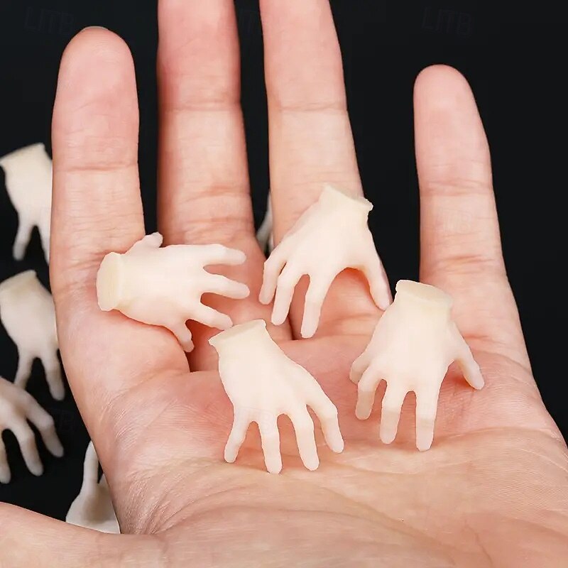 36 pcs Creepy Mini Plastic Hands - Ideal for Halloween Birthday Party Decor RPG Tabletop Figurines & Horror-Themed Accessories3