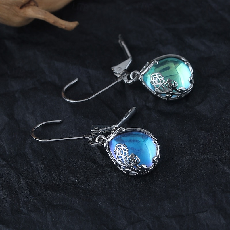 1 Pair Drop Earrings Hoop Earrings For Women's Street Date Beach Alloy Classic