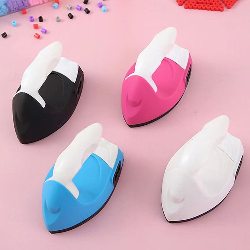 Mini Craft Iron Mini Heat Press Small Iron Portable Handy Tiny Flatiron with Charging Base Accessories for Fuse Beads Patch DIY Shoes T-Shirts Heat Transfer Vinyl Projects