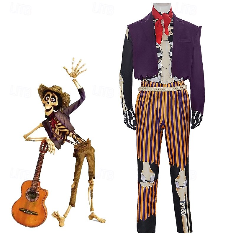 Coco Héctor Rivera Cosplay Costume Cosplay Movie Cosplay for Men's Adults' Masquerade Performance Party Halloween