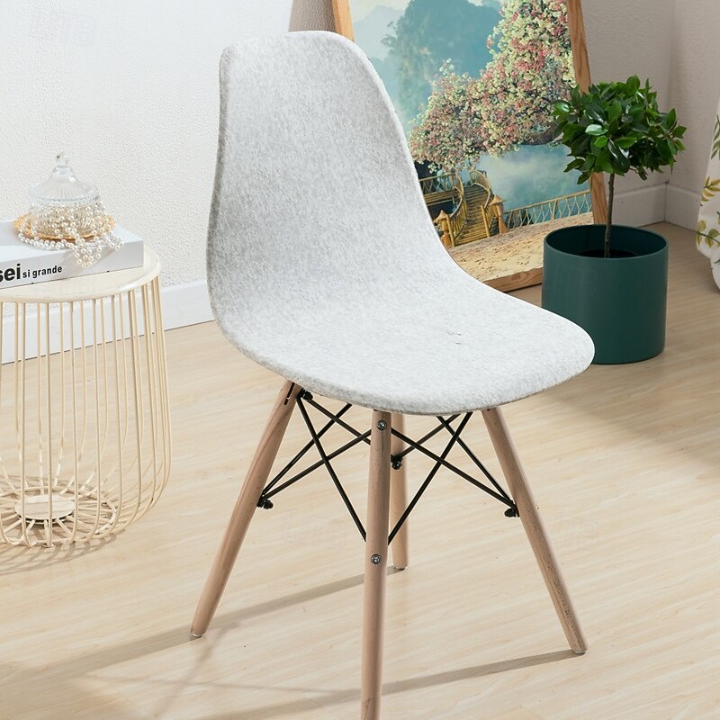 Polar Fleece Dining Chair Cover, Stretch Slipcover, Seat Chair Protector for Home, Durable Non-Slip Chair Cover2