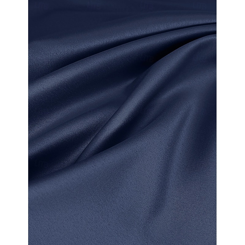 A-Line Mother of the Bride Evening Gown Elegant Dress Formal Wedding Floor Length Long Sleeve Shirt Collar Pocket Satin with Floral Print3