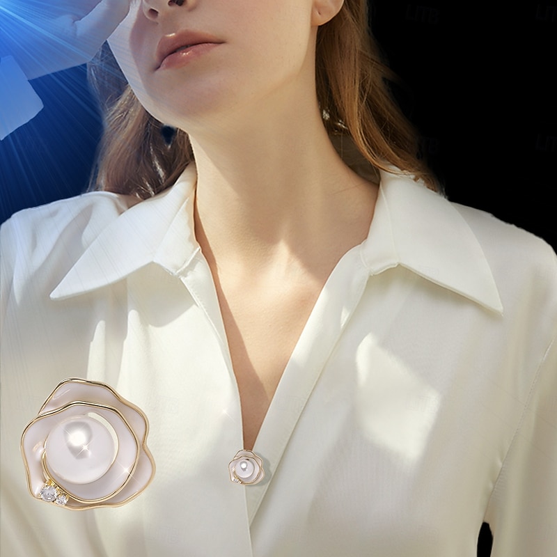 Brooches Retro Flower Elegant Fashion Personalized Simple Brooch Jewelry Gold For Wedding Party Gift Engagement Prom Festival2