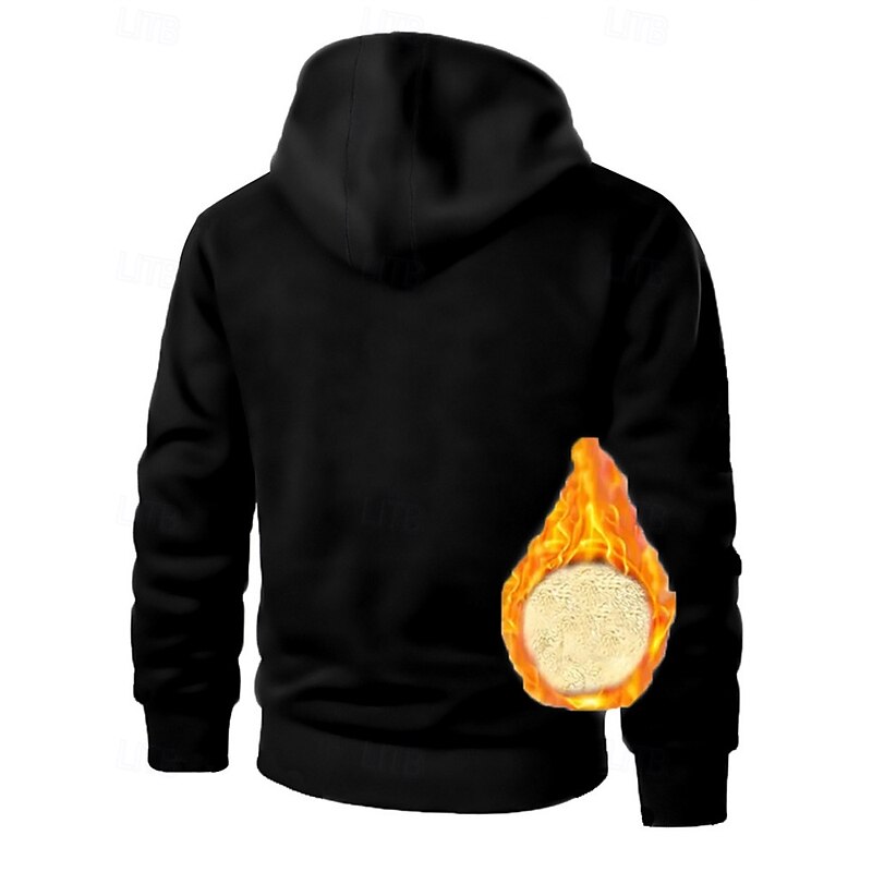 Men's Hoodie Full Zip Hoodie Zip Up Hoodie Zip Hoodie Sweatshirt Fleece Hoodie Black Wine Army Green Navy Blue Brown Hooded Plain Pocket Sports & Outdoor Daily Holiday Polyester Streetwear Basic3