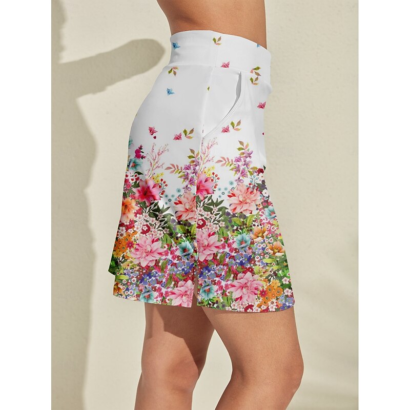 Women's Tennis Skirts Golf Skirts White Skirt Ladies Golf Attire Clothes Outfits Wear Apparel3