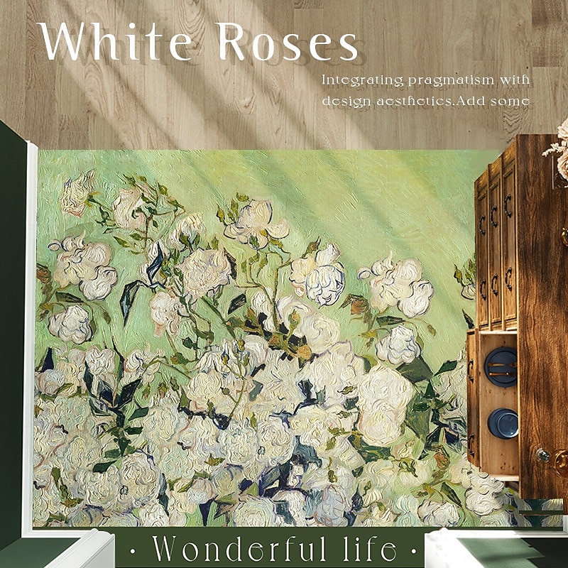 Entryway Door Mat For Home Kitchen Hallway PVC Non Slip Floor Rug Oil Painting Art Design Indoor Entrance Carpet Stain Resistant Waterproof Easy Clean Decorative Mat3