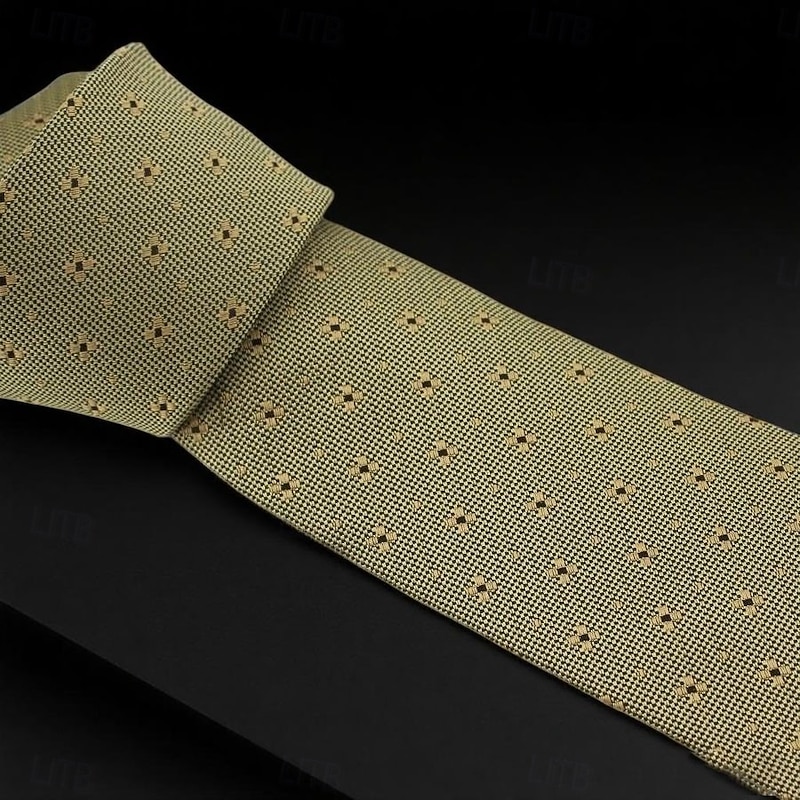 Men's Ties Classic Stripes and Plaid Plaid / Striped / Chevron / Round Formal Evening Date Party & Evening