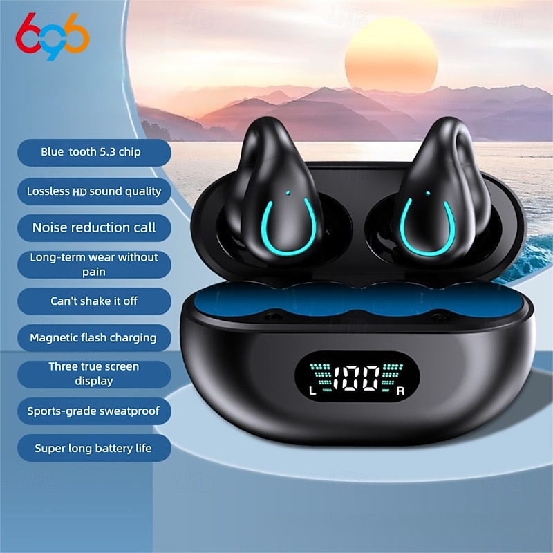 Q71 True Wireless Headphones TWS Earbuds In Ear Ear Hook Bluetooth5.0 Sports Waterproof Stereo for Apple Samsung Huawei Xiaomi MI  Gym Workout Skiing Camping / Hiking Travel Entertainment Car2