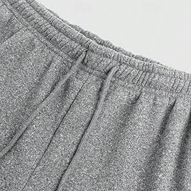 Men's Cargo Pants Cargo Sweatpants Joggers Trousers Open Bottom Sweatpants Drawstring Elastic Waist Plain Moisture Wicking Breathable Full Length Sports Outdoor Casual Daily Fashion Streetwear Black2