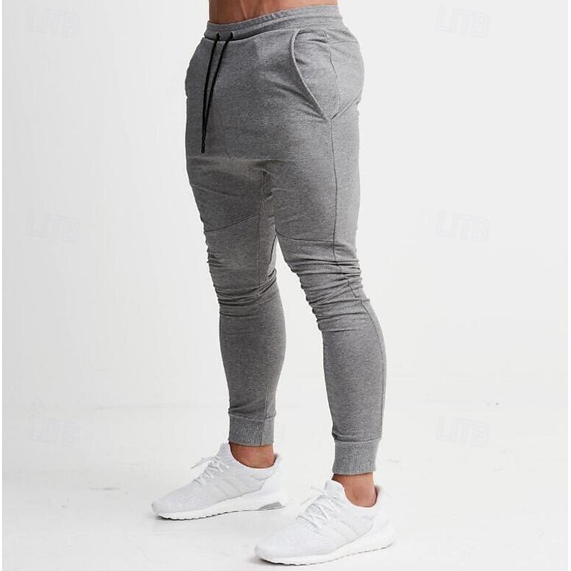 Men's Joggers Sweatpants Running Pants Athletic Pants GYM Pants Drawstring Pocket Elastic Waistband Pants / Trousers Outdoor Sports & Outdoor Athletic Quick Dry Lightweight Soft Marathon Workout