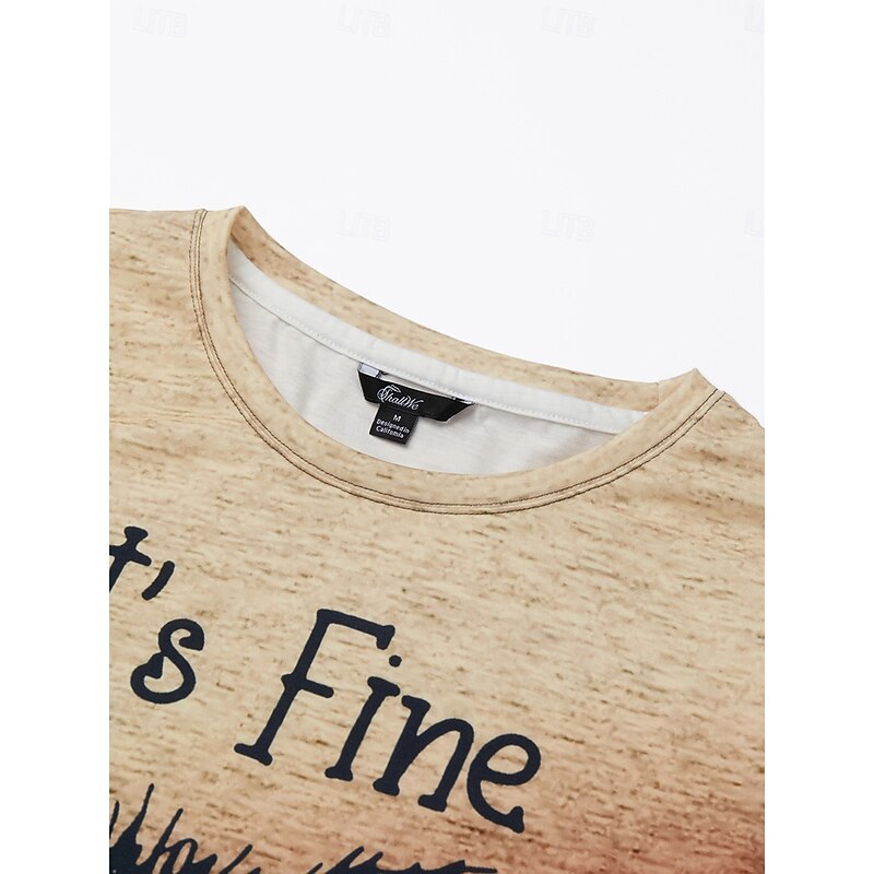Women's T Shirt Graphic Letter Vintage Stylish Classic Long Sleeve Crew Neck Regular Tops Daily Print Pink Purple Green Khaki Gray Spring Fall Winter4