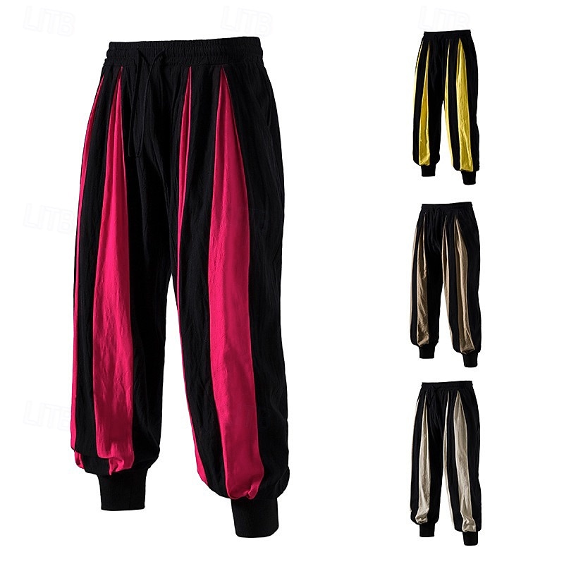 Retro Vintage Medieval Renaissance Pirate Pants Pirate Knight Ritter Viking Fancy Dress Men's Pirate Halloween Carnival Masquerade Carnival Performance Stage Adults Pants All Seasons