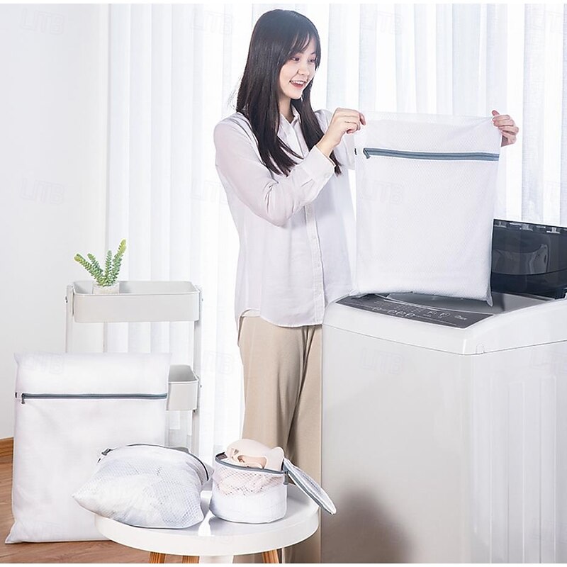 TAILI Mesh Laundry Bag, Durable Laundry Bags with Premium Zipper, Washing Machine Wash Bags for Delicates Blouse, Hosiery, Baby Clothes, Travel Organization Bag