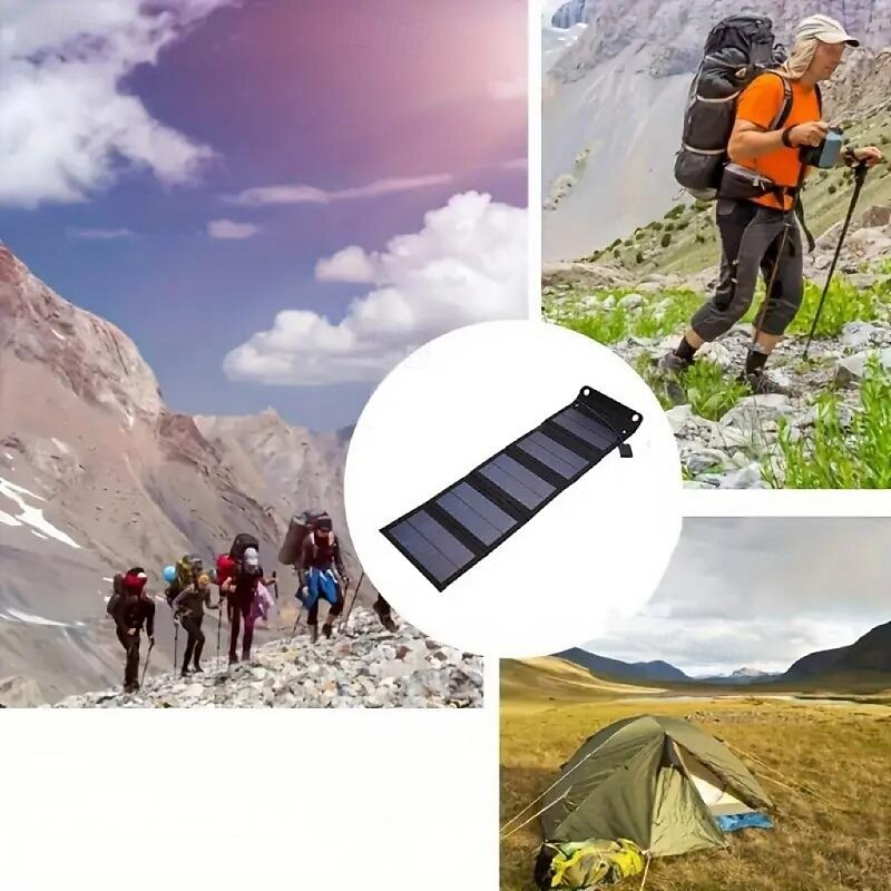 Solar Folding Bag USB Solar Panel Portable Solar Panel Outdoor Power Charger2