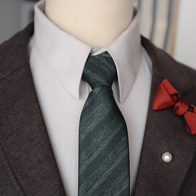 Men's Neckties Classic Modern Contemporary Geometric Wedding Party Daily Wear