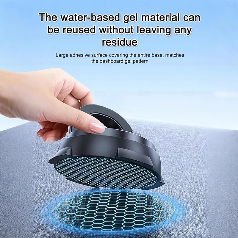 Adjustable 360 Degree Rotating Car Phone Holder with Silicone Non-Slip Grip Required-Free Strong Adsorption Car Holder for All Mobile Phones4
