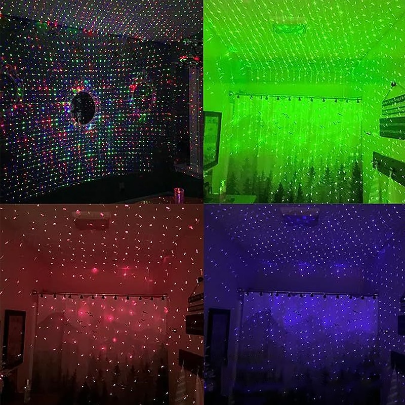 Christmas Projector Lights Outdoor Red and Green Starlight Projection Light with Remote Control Halloween Christmas Party New Year Decoration Waterproof and Frostproof3