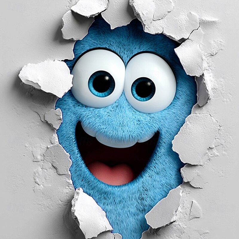 Men's Optical Illusion 3D Funny Emotes T Shirt Short Sleeve T shirt 3D Print Crew Neck Shirt Exaggerated Designer Party Daily Holiday White Yellow Summer Spring All Seasons Clothing Apparel S M L XL3