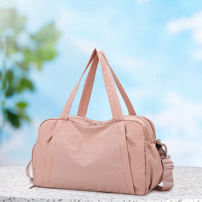 Duffel Bag / Gym Bag Workout / Travel / Sports Lightweight Oxford Cloth Shoe & Wet Compartment