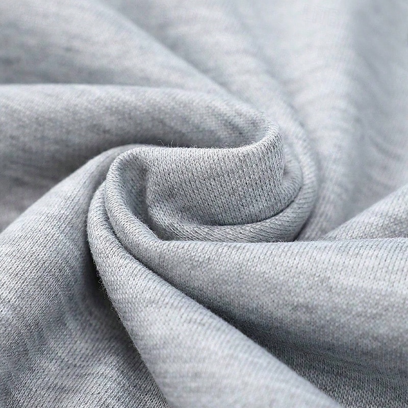 Men's Sweatpants Joggers Trousers Drawstring Elastic Waist Cow Plain Moisture Wicking Breathable Full Length Outdoor Sports Outdoor Casual Fashion Streetwear Black Light Grey2