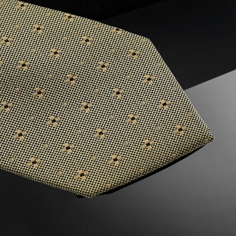 Men's Ties Classic Stripes and Plaid Plaid / Striped / Chevron / Round Formal Evening Date Party & Evening3