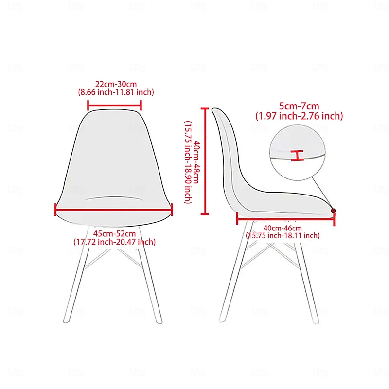 1/2/4/6pcs Christmas Milk Silk Shell Chair Covers, High Elastic Full Slip-On Washable Soft Protective Slipcovers, Decorative Dining Chairs for Parties, Restaurants, and Hotels2