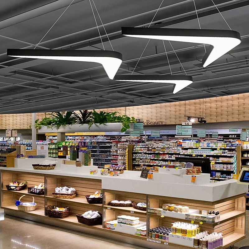 LED Pendant Light Metal Acrylic Adjustable Chandelier Nordic Style Dining Room Living Room Lights 110-240V2