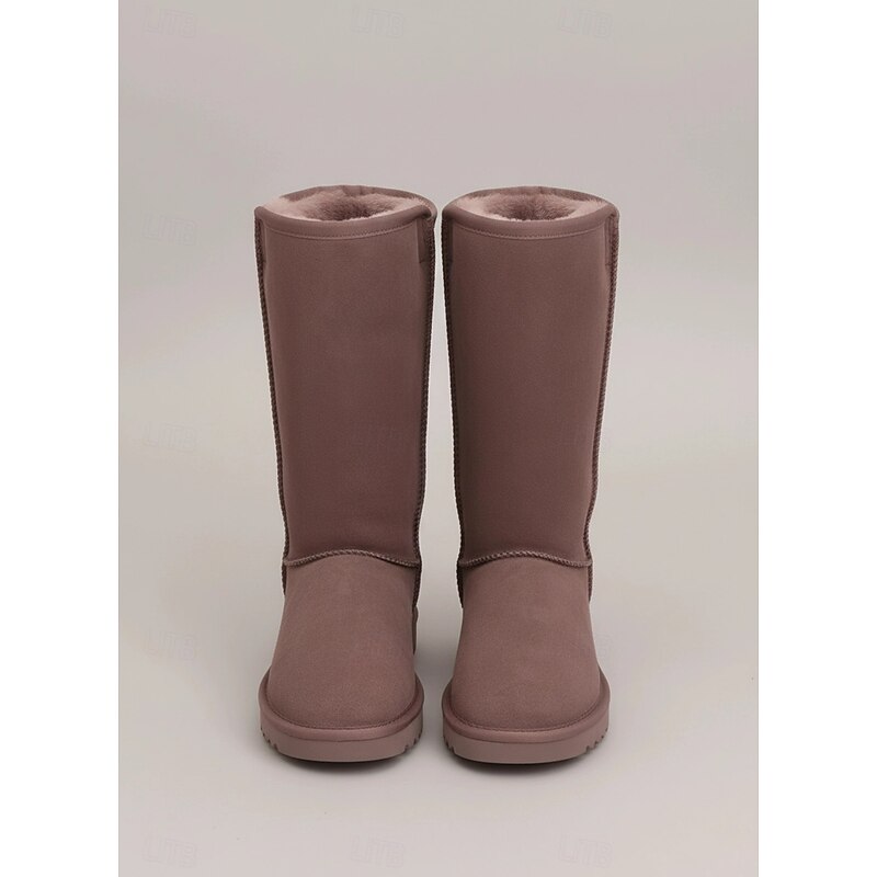 Women's Mid-Calf Winter Boots with Plush Fleece Lining – Warm and Cozy Snow Boots for Casual Cold Weather Wear2