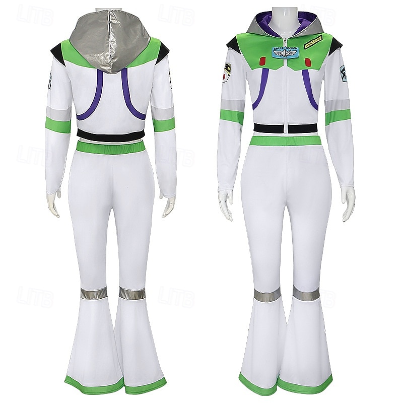Toy Story Buzz Lightyear Cosplay Costume Halloween Props Masquerade Anime Movie Cosplay for Women's Adults Carnival Children's Day New Year Party