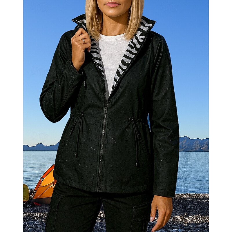 Women's Windbreaker Outdoor Jacket Hiking Jacket Outdoor Waterproof Windproof Quick Dry Lightweight Hiking Outfits Hiking Clothes Spring Autumn / Fall Jacket Hunting Climbing Camping / Hiking / Caving3