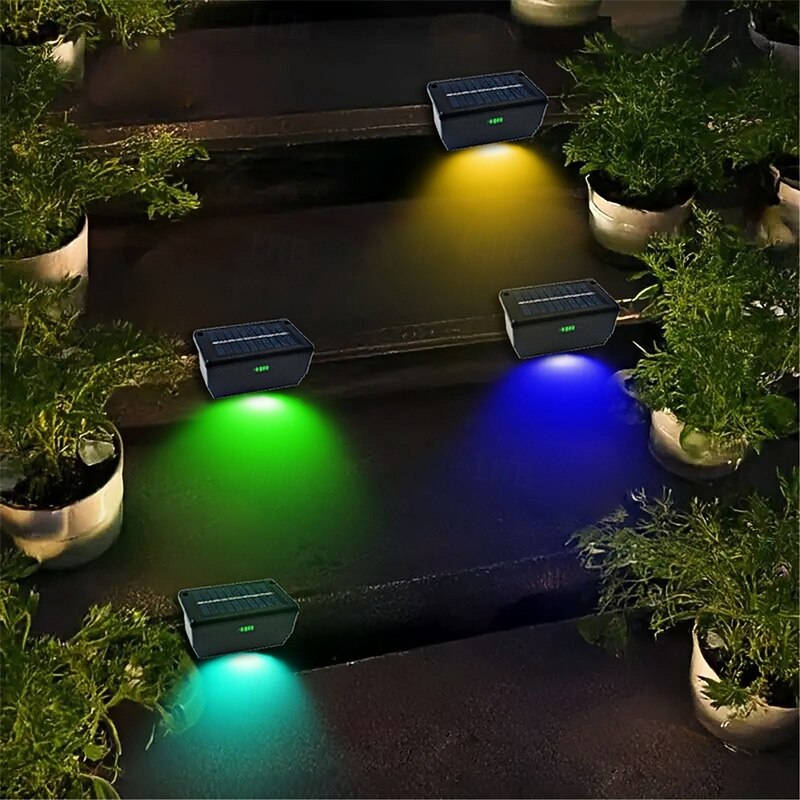 Led Solar Wall Lights Outdoor Courtyard Street Lights Lighting Sources Induction Wall Lights Solar Street Lights Decorative Lights  1PC4