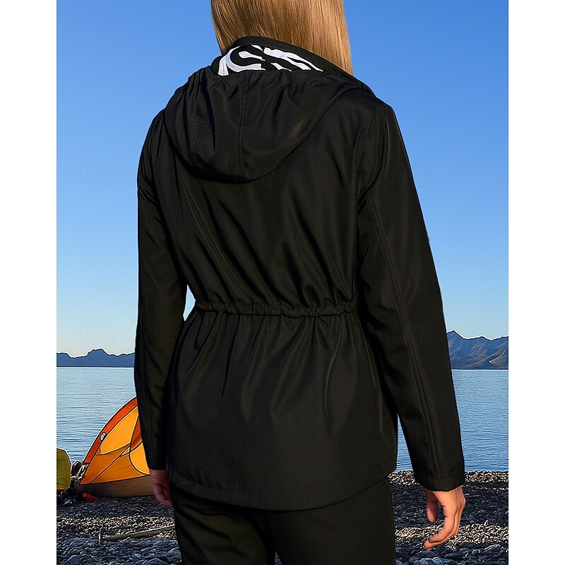 Women's Windbreaker Outdoor Jacket Hiking Jacket Outdoor Waterproof Windproof Quick Dry Lightweight Hiking Outfits Hiking Clothes Spring Autumn / Fall Jacket Hunting Climbing Camping / Hiking / Caving2