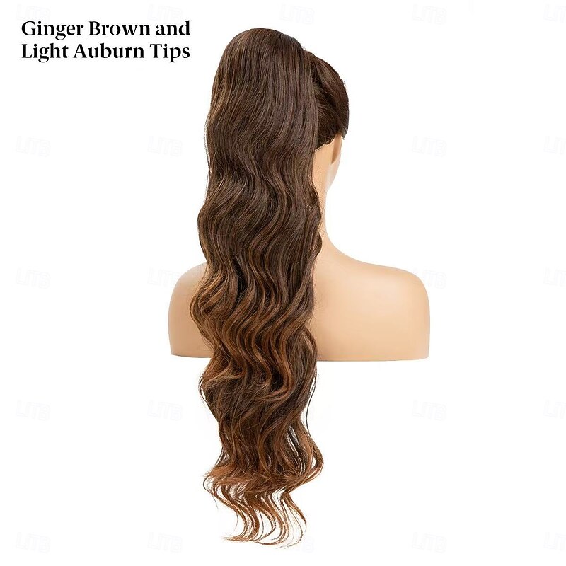 Hairpiece Scrunchy Updo Hairstyles Voluminous Curly Messy Bun Light Blonde G5L3