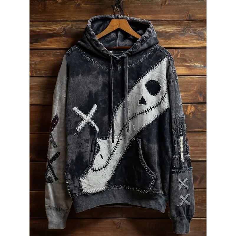 Women's Pullover Hoodie Sweatshirt Graphic Fashion Casual Long Sleeve Hooded Regular Tops Street Dailywear Casual Drawstring Pocket Print Dark Gray Fall Winter