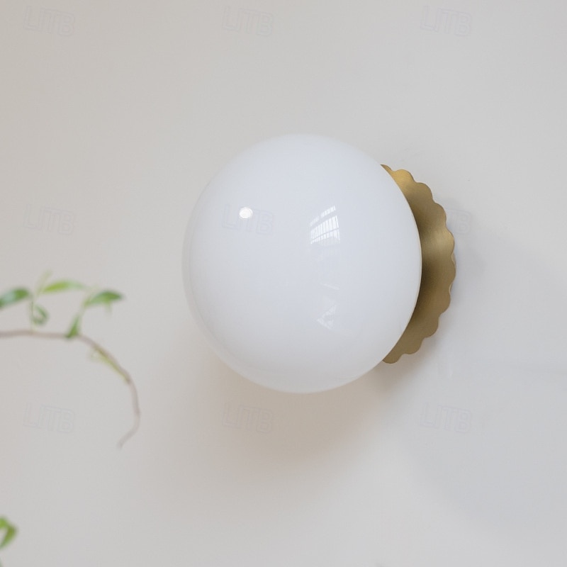 Modern Bauhaus Globe Glass Wall Light2