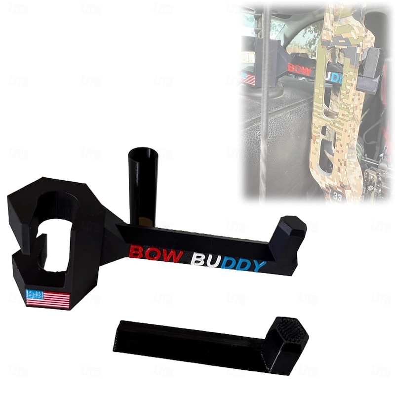Bow Buddy Bow Hanger for Truck - Truck Bow Hanger Bow Buddy Compound Bow Headrest Holder for Vehicle Storage and Hunting Transport